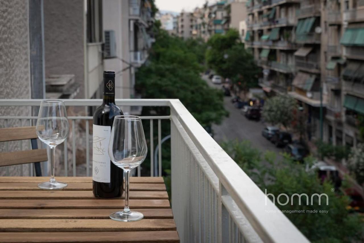 34Sqm Minimal Homm Apartment With Acropolis View Атина Екстериор снимка